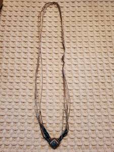 lot 5913 image: Sterling Native Inspired Necklace