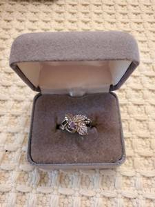 lot 5920 image: Tanzanite Sterling Silver Womans Ring