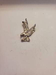 lot 5938 image: American Eagle Sterling Silver Pendent