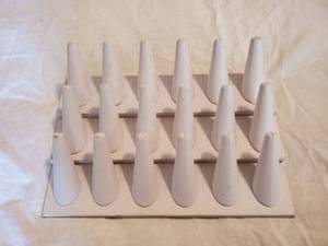 lot 7751 image: 15 Piece Ring Display