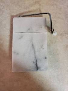 lot 7792 image: Marble Base Cheese Slicer