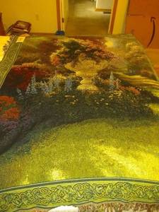 lot 7812 image: Thomas Kinkade Painter Of Lights Throw