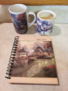 lot 7844 image: Lot of Thomas Kincade Gift Set