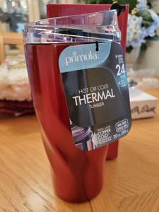 lot 7849 image: Red Primula Epoca Peak 20-oz Insulated Tumbler