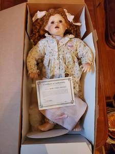 lot 7851 image: Here Comes Trouble Collectible Doll with Certificate