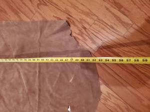 lot 7857 image: Piece of Suede Fabric