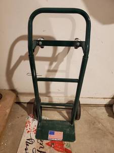 lot 7859 image: Adjustible Army Green Dolly