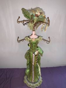 lot 8669 image: Cute Dress Form Jewelry Holder Location Pool Table