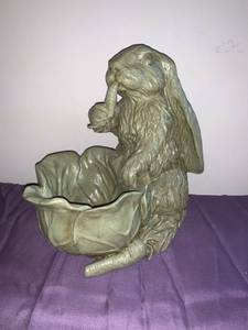 lot 8673 image: Home Interiors IndoorOutdoor Resin Bunny Location Pool Table