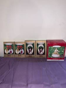 lot 8692 image: Lot of Hallmark Keepsake Barbie Ornaments Location Basement Closet