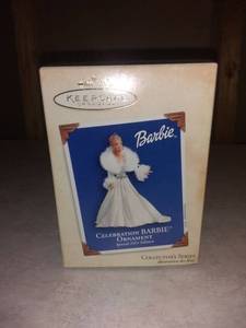 lot 8823 image: Hallmark Keepsake Ornament Celebration Barbie Special 2003 Edition
