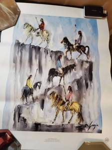 lot 8856 image: DE GRAZIA APACHE MOUNTAIN TRAIL Reprint