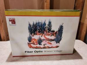lot 8901 image: Fiber Optic Winter Village
