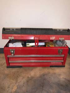 lot 8912 image: Westward Toolbox Full of Tools Location Garage