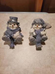 lot 8925 image: Powder Blue Stocking Holder Pair