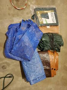 lot 8962 image: Lot of 6 Tarps. New And Used