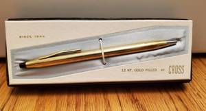 lot 5977 image: Single 12KT.Gold Filled Pen. by CROSS