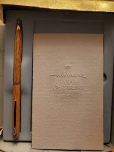 lot 5986 image: Hallmark 75 Years of Caring . Collectible Pen.