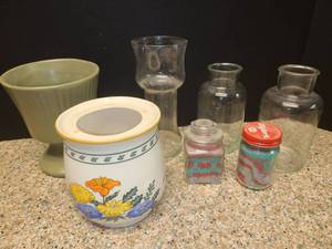 lot 1096 image: Floralum and Various Jars