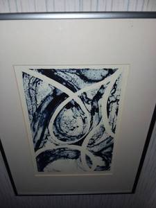 lot 1230 image: Art Aid Ribbon Framed Art 15 x 11 in