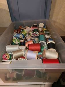 lot 2027 image: Various Spools of Thread