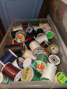 lot 2028 image: Various Spools of Thread