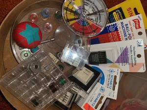 lot 2034 image: Sewing Needles and Bobbins