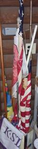 lot 3000 image: Assorted Outdoor Flags