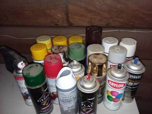 lot 3001 image: Assorted Spray Paints
