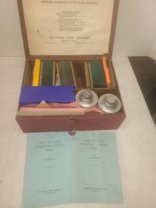 lot 3065 image: Handmade Lantern Slides Kit