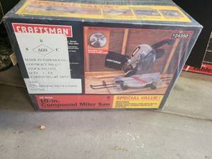 lot 3106 image: CRAFTSMAN 10 inch Compound Miter Saw