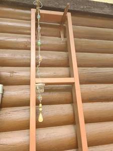 lot 4028 image: Windchime One with glass beads and a place for candle