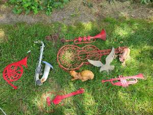 lot 4052 image: Fence Decor 10 pcs.