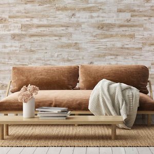 lot 2540 image: DIP Design Is Personal Lightweight DIY Decorative Wall Planks White
