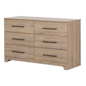 lot 11512 image: South Shore Primo 6-Drawer Double Dresser Retail $304.49