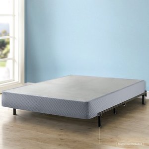 lot 11556 image: Full Size 9 Inch Heavy Duty Steel Box Spring, Gray - Crown Comfort Retail $162.49