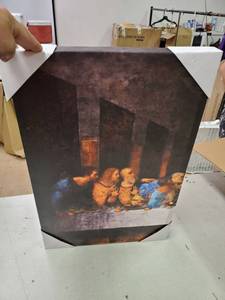 lot 11569 image: wall art One piece of a Last Supper Set