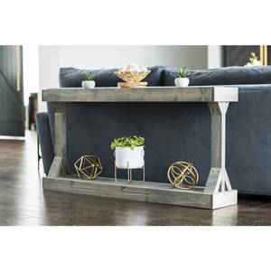 lot 11573 image: Barb Large Console Table Solid Wood by Del Hutson Designs Retail $224.49