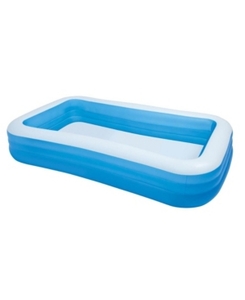 lot 11582 image: Intex Swim Center Family Inflatable Pool, 120 X 72 X 22, for Ages 6