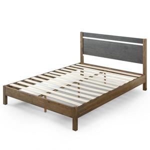 lot 11534 image: Zinus king size 12 wood platform bed Stefan