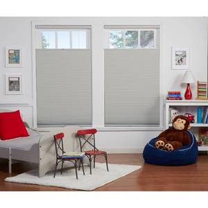 lot 11558 image: Copper Grove Yerevan 64-inch GreyWhite Blackout Top DownBottom Up Shade Retail $214.49