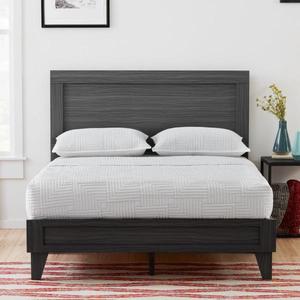 lot 11531 image: Brookside Leah Classic Wood Platform Bed Retail $327.49