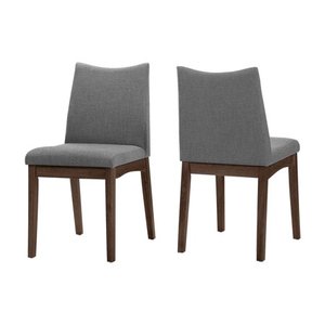 lot 11587 image: Dimitri Mid-Century Fabric Dining Chair (Set of 2) by Christopher Knight Home Retail $161.99 Retail $161.99