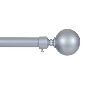 lot 11626 image: Windsor Home Sphere Curtain Rod 62-144, 34 inch - 62 to 144 Inches Long Retail $41.99