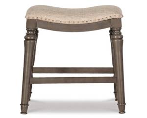 lot 11583 image: Parkerville Furniture Line Lockhart Counter Stool in Gray by Powell