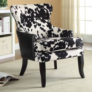 lot 11629 image: Furniture Piece, Accent Chair, Black White