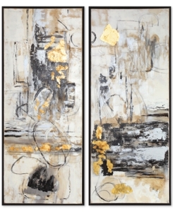 lot 11653 image: Uttermost Life Scenes Abstract Arts (Set of 2) Retail $442.20
