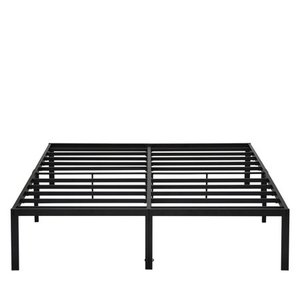 lot 11656 image: Sleeplanner 14 Inch Platform Easy Assembly Steel Bed Frame with Upgraded Frame Construction Full Size Retail $113.99