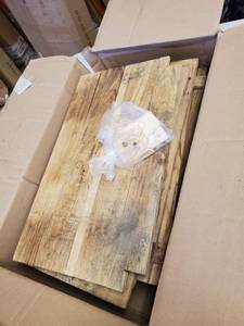 lot 11657 image: Kinbor Cedar Wood Raised Garden Bed Elevated Planter Kit Grow Vegetables Planter Box Retail $81.48