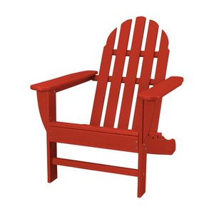 lot 11663 image: POLYWOOD Classic Outdoor Adirondack Chair Retail $229.00